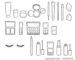 makeup tool without line drawing