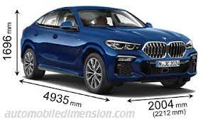 bmw x6 2023 dimensions boot e and