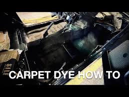 learn how to dye carpet like a pro