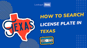 texas license plate lookup report a tx