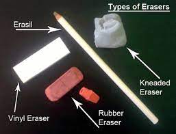 diffe types of erasers