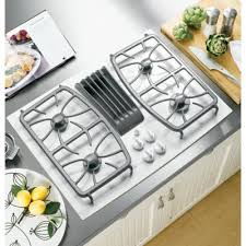 Ge Pgp989tnww 30 Gas Downdraft Cooktop