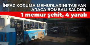 Bursa'da cezaevi aracına bombalı saldırı: 1 şehit, 4 yaralı