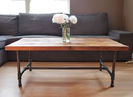 Harvest Wood Coffee Table With Steel
