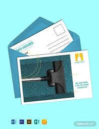19 cleaning postcard templates