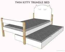 Twin Trundle Bed Pdf Free Woodworking