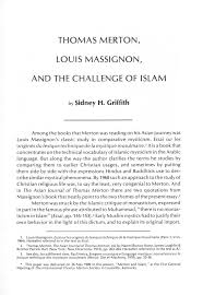 thomas louis massignon and the challenge of islam 