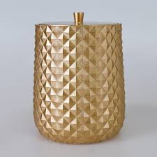Pyramid Trash Can With Lid For Bathroom