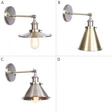 Us 39 99 Hardwire Antique Metal Shade Industrial Wall Sconce Light With Oil Rubbed Bronze For Home Restaurant Bar Cafe Club Wall Lamp In Led