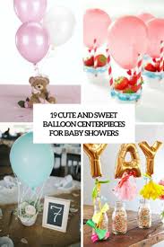 19 cute and sweet balloon centerpieces