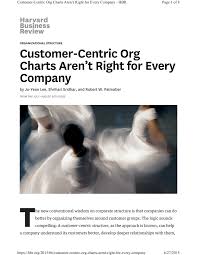 Pdf Customer Centric Org Charts Arent Right For Every Company