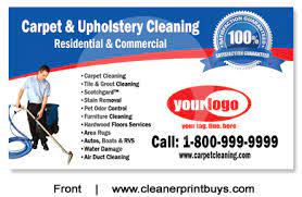 carpet cleaning business cards c0006