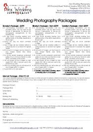 Wedding Photography Agreement Template 2 Wedding Photography Wedding