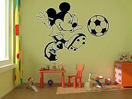 Mickey Mouse Football Kids Disney Wall