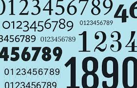 40 best number fonts free and paid