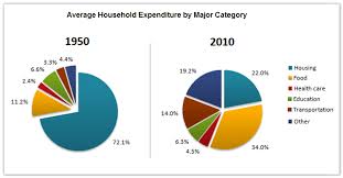 Ielts Writing Sample Average Household Expenditure Between