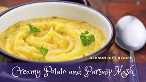 creamy potato and parsnip mash gerson