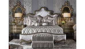 fancy french royal grand orleans master bed