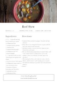 beef stew recipe brinker family farm