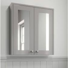 600mm bathroom mirror cabinet 2 door