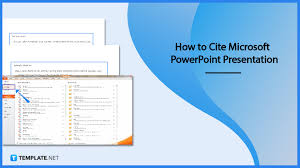 to cite microsoft powerpoint presentation