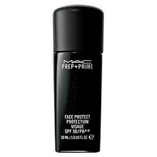 mac cosmetics prep prime face protect