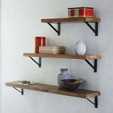 Reclaimed Wood Shelf Basic Brackets