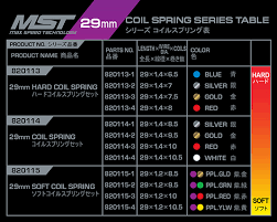 Mst 29mm Coil Spring Set 8