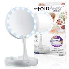 double sided vanity makeup mirror