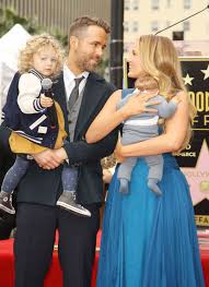 Actor ryan reynolds, left, and his wife, actress blake lively, pose together following a ceremony to award him a star on the hollywood walk of fame on thursday, dec. The Reason Ryan Reynolds And Blake Lively Named Their Daughter James Ryan Reynolds Says Blake Lively Helped Mend His Relationship With Estranged Dad