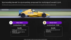 sponsorship proposal for motorsport