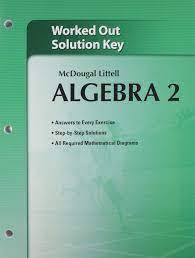 Maybe you would like to learn more about one of these? Holt Mcdougal Larson Algebra 2 Worked Out Solutions Key Amazon Ca Books