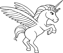 Mythical unicorn line art is free to print or download. Unicorn Cartoon Line Art Free Vector Graphic On Pixabay