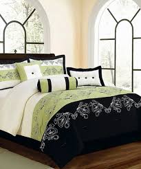 Sage Black Luxury Comforter Set