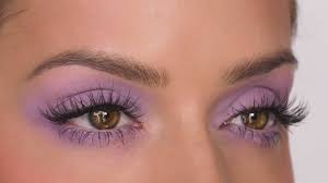 lilac spring makeup tutorial pastel