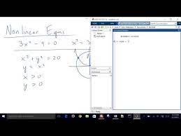 Solve Nar Equations With Matlab