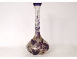 glass paste soliflore vase val saint