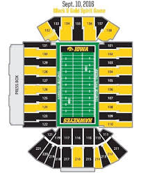 Seating Chart Colors For The Black And Gold Spirit Game Go