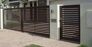 Main gate design should be unique and stunning because it's the first impression of your house. Pictures Of Swinging Gates Image Gallery Brisbane Automatic Gates House Main Gates Design House Gate Design Main Gate Design