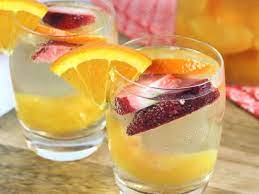 white wine peach sangria simple sips