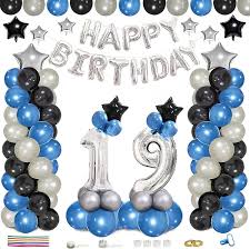 19th birthday party decorations kit 32