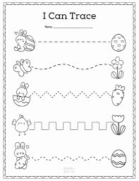 easter tracing worksheets free pre