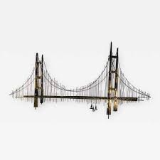 Large Scale Bridge Wall Sculpture By
