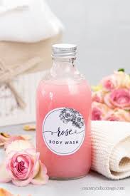 diy rose body wash without castile soap