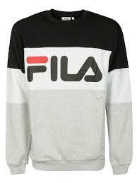 Best Price On The Market At Italist Fila Straight Blocked Crewneck Sweatshirt