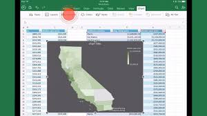 Maps Charts In Excel For Ios