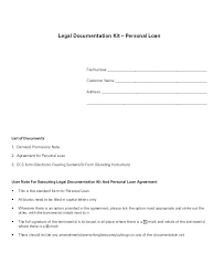Legal Loan Document Template Agreement For Borrowing Money