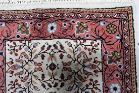 vine indian handmade agra rug 1960s