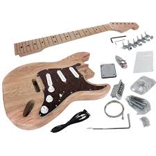 Ammoon electric guitar diy kit, tele village style, unfinished diy with basswood body maple neck rosewood fingerboard for music lovers, beginners hengyee guitar sanding tool guitar bass ukulele nut bridge saddle grooves sanding files tool kit electric acoustic guitar part diy tools. Solo St Style Diy Guitar Kit Alder Body Maple Fb Best Buy Canada