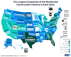 the largest homebuilders by state